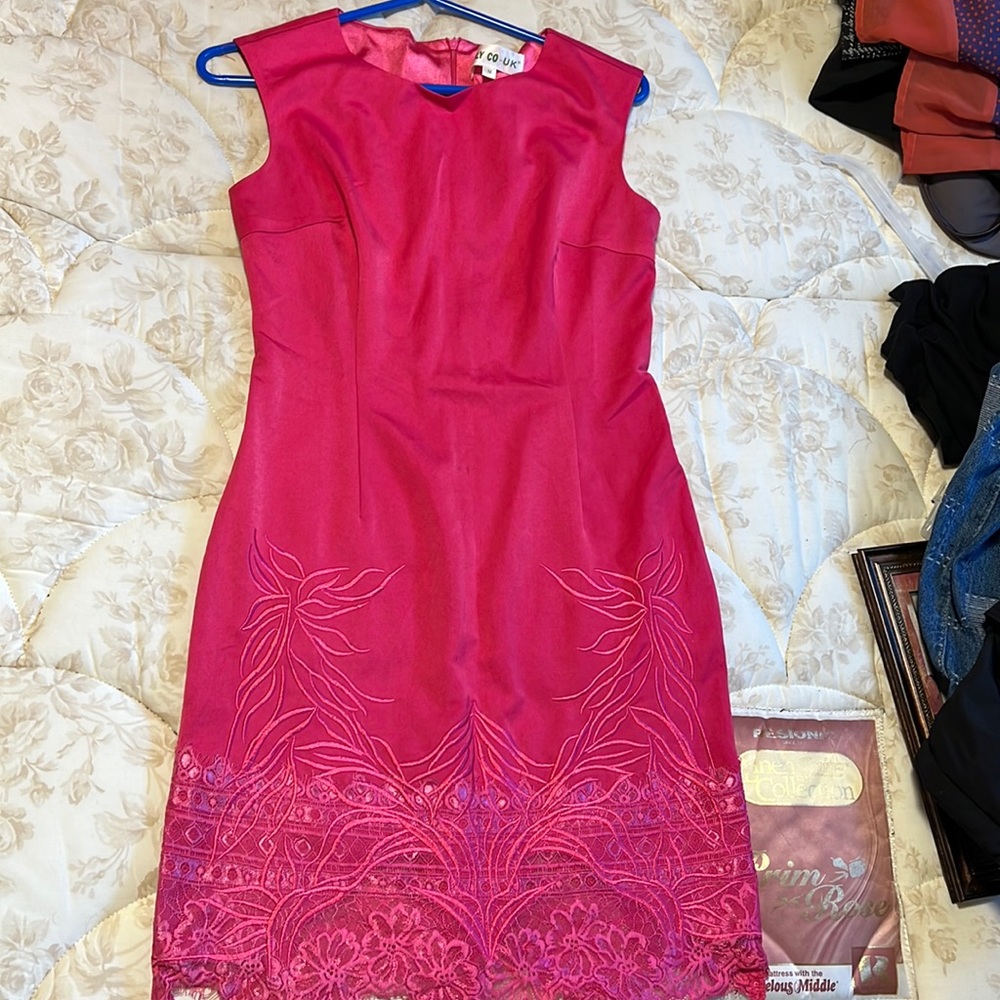 Unbranded pink mini dress. US 6.